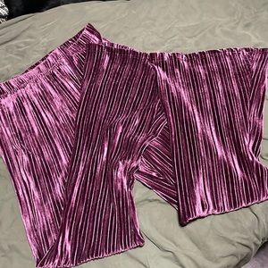 Flared Purple Pants